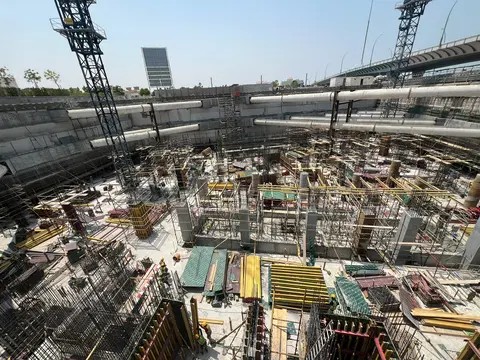 Ход строительства Sea Mirror Residences, Jumeirah 1 — 24 августа 2026, готовность 10.41%, снимок 3 из 4