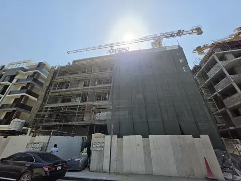 The Cube Quarter Residences, Mohammed Bin Rashid City District 11 construction progress — 15 September 2026, 57.03% complete, photo 8 of 8