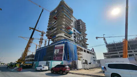Ход строительства Beach Walk 3, Dubai Islands — 9 января 2026, готовность 58.02%, снимок 9 из 9