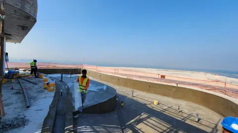 Ход строительства Beach Walk 3, Dubai Islands — 9 января 2026, готовность 58.02%, снимок 8 из 9