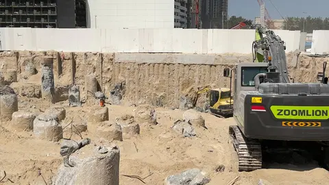 Ход строительства Allura Residences, JVC District 11 — 26 февраля 2026, готовность 4.24%, снимок 1 из 4