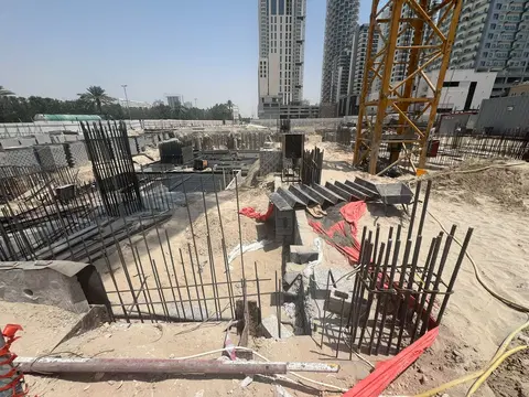 Ход строительства Allura Residences, JVC District 11 — 23 июня 2026, готовность 7,79%, снимок 2 из 6