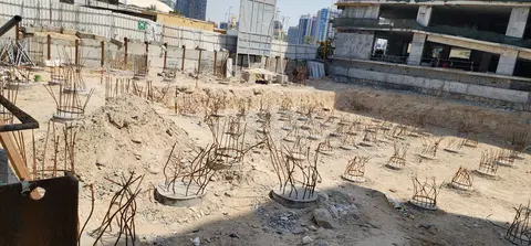 Q Gardens Aliya, JVC District 12 construction progress — 5 July 2026, 7.70% complete, photo 1 of 5
