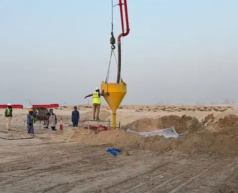 Ход строительства Bay Grove Residences, Dubai Islands — 26 января 2026, готовность 1.21%, снимок 2 из 8