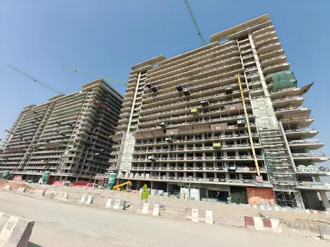 Azizi Venice 13, Azizi Venice construction progress — 14 October 2026, 45.87% complete, photo 2 of 12