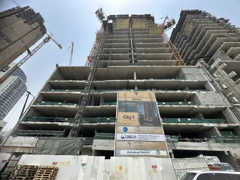 Ход строительства Luminar Tower 2, Jumeirah Village Triangle — 30 июля 2026, готовность 30,77%, снимок 1 из 5