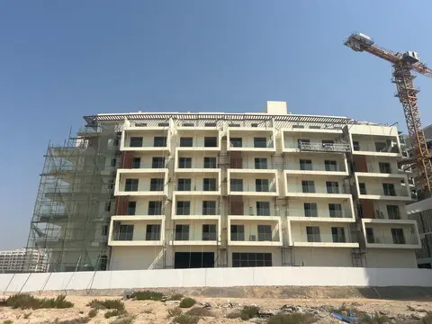 Mayflower Residences, International City 2 construction progress — 16 April 2026, 87.86% complete, photo 11 of 15