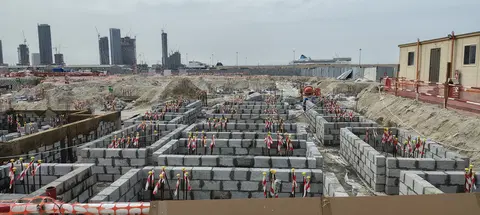 Pier Point 2, Rashid Yachts & Marina construction progress — 14 May 2026, 8.48% complete, photo 2 of 4
