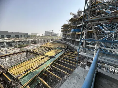 Sidr Residences, Expo City Dubai construction progress — 18 August 2026, 25.02% complete, photo 3 of 7