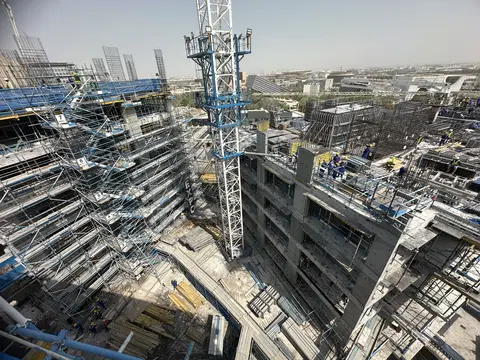 Sidr Residences, Expo City Dubai construction progress — 18 August 2026, 25.02% complete, photo 2 of 7