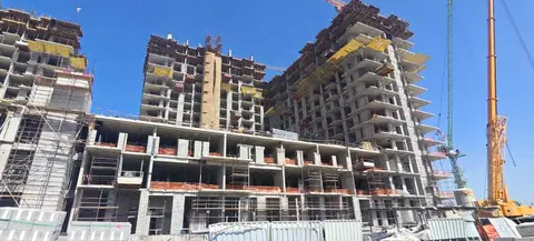 Ход строительства Vida Residences Club Point, Dubai Hills Estate — 22 апреля 2026, готовность 36.50%, снимок 2 из 10