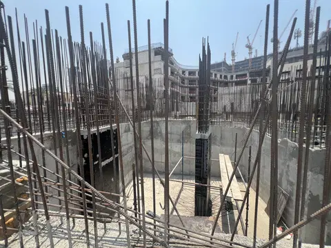 Ход строительства 105 Residences by Kamdar, JVC District 13 — 13 июля 2026, готовность 10,10%, снимок 4 из 4