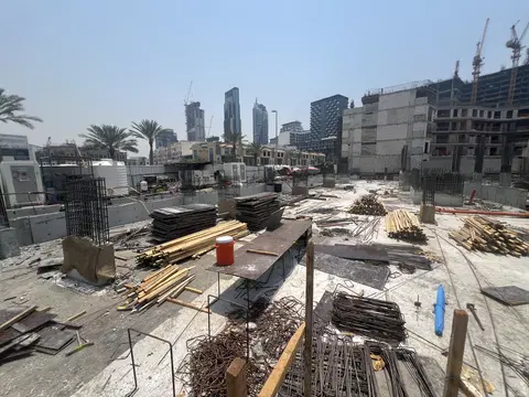 Ход строительства 105 Residences by Kamdar, JVC District 13 — 13 июля 2026, готовность 10,10%, снимок 3 из 4