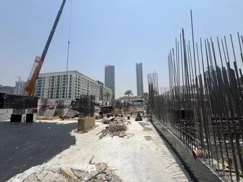 Ход строительства 105 Residences by Kamdar, JVC District 13 — 13 июля 2026, готовность 10,10%, снимок 1 из 4
