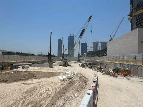 W Residences at Dubai Harbour, Dubai Harbour construction progress — 6 July 2026, 2.04% complete, photo 4 of 5