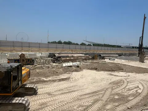 W Residences at Dubai Harbour, Dubai Harbour construction progress — 6 July 2026, 2.04% complete, photo 3 of 5