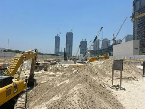 W Residences at Dubai Harbour, Dubai Harbour construction progress — 6 July 2026, 2.04% complete, photo 2 of 5
