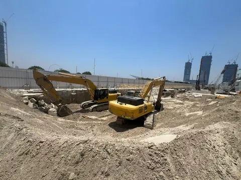 W Residences at Dubai Harbour, Dubai Harbour construction progress — 6 July 2026, 2.04% complete, photo 1 of 5