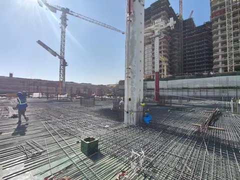 Azizi Venice 12, Azizi Venice construction progress — 9 December 2025, 10.46% complete, photo 1 of 4