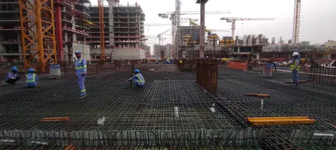 Azizi Venice 12, Azizi Venice construction progress — 22 April 2026, 15.29% complete, photo 6 of 6