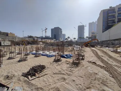 Ход строительства 311 Boulevard, JVC District 13 — 25 февраля 2026, готовность 3,90%, снимок 3 из 3