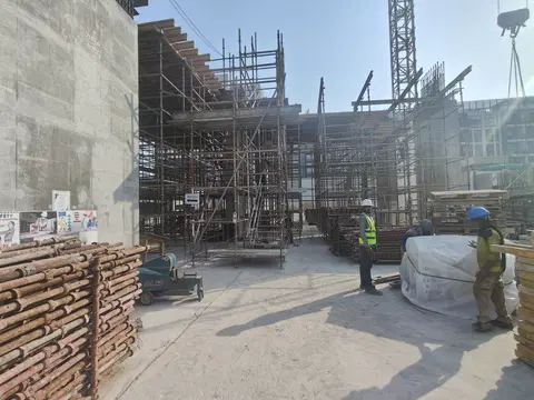 311 Boulevard, JVC District 13 construction progress — 17 August 2026, 10.00% complete, photo 3 of 6