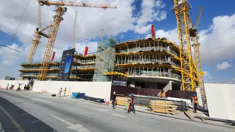 Ход строительства Binghatti Hillviews, Dubai Science Park — 31 декабря 2025, готовность 13.33%, снимок 2 из 8