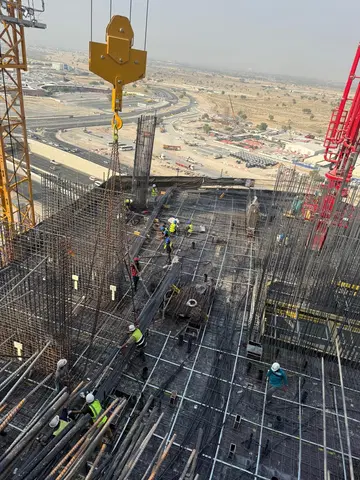 Binghatti Hillviews, Dubai Science Park construction progress — 25 June 2026, 32.60% complete, photo 6 of 6