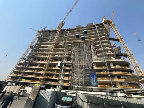 Binghatti Hillviews, Dubai Science Park construction progress — 25 June 2026, 32.60% complete, photo 1 of 6