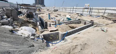 Ход строительства Coral Isle Residences, Dubai Islands — 17 августа 2026, готовность 7,15%, снимок 5 из 6