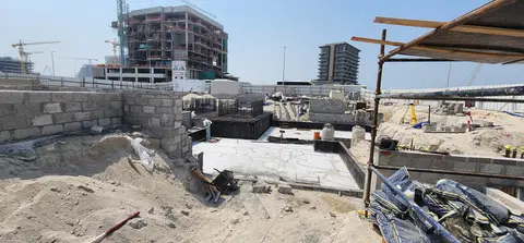 Ход строительства Coral Isle Residences, Dubai Islands — 17 августа 2026, готовность 7,15%, снимок 4 из 6
