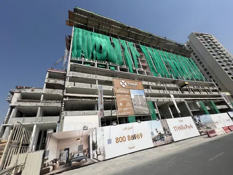 Ход строительства 11 Hills Park, Dubai Science Park — 22 октября 2025, готовность 41.00%, снимок 4 из 6