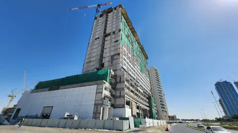 Ход строительства 11 Hills Park, Dubai Science Park — 22 января 2026, готовность 60.52%, снимок 7 из 12