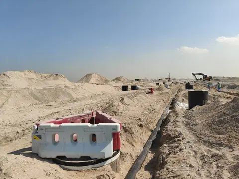 Palm Jebel Ali - Frond A, Palm Jebel Ali construction progress — 14 November 2025, 1.14% complete, photo 3 of 6