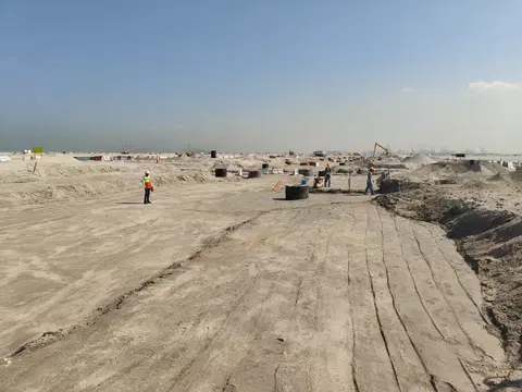 Palm Jebel Ali - Frond A, Palm Jebel Ali construction progress — 14 November 2025, 1.14% complete, photo 1 of 6
