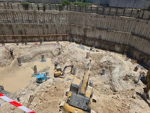 The One By Prestige One, Barsha Heights construction progress — 11 June 2026, 6.54% complete, photo 2 of 8