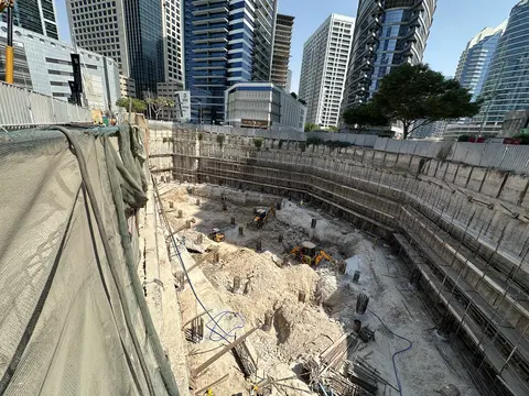 The One By Prestige One, Barsha Heights construction progress — 16 September 2026, 7.03% complete, photo 2 of 3