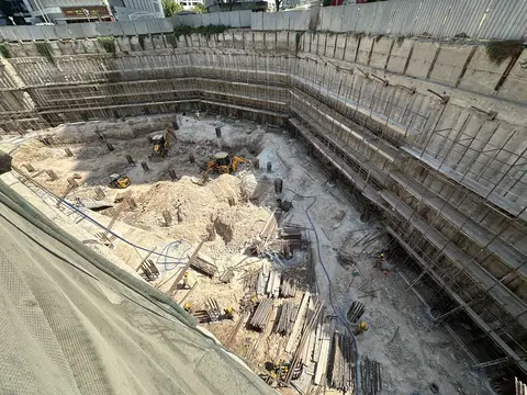 The One By Prestige One, Barsha Heights construction progress — 16 September 2026, 7.03% complete, photo 1 of 3