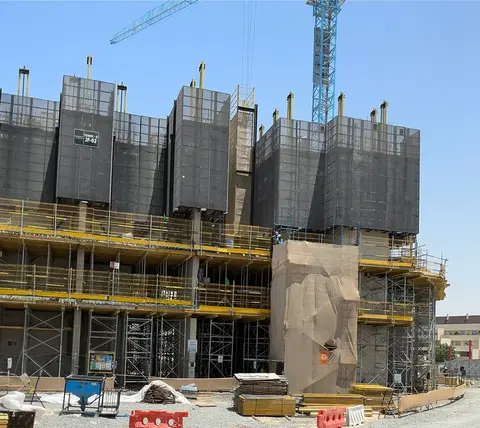 Sobha Solis, Motor City construction progress — 5 May 2026, 13.22% complete, photo 5 of 6