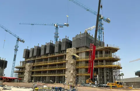 Sobha Solis, Motor City construction progress — 5 May 2026, 13.22% complete, photo 1 of 6