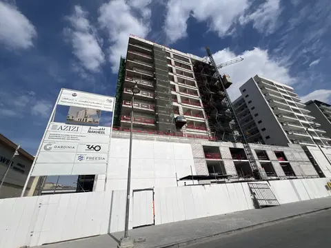Ход строительства Azizi Zain, Al Furjan — 28 января 2026, готовность 53.40%, снимок 1 из 6