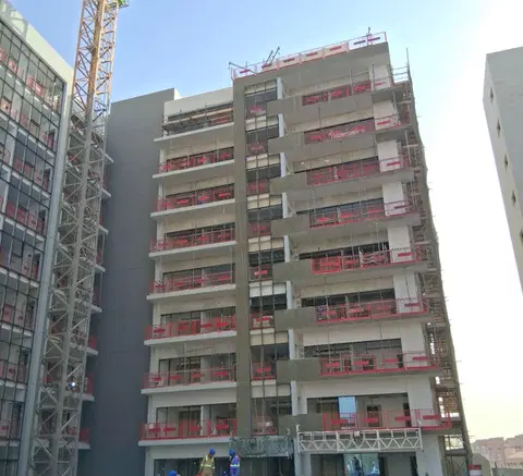 Azizi Zain, Al Furjan construction progress — 30 June 2026, 66.21% complete, photo 9 of 11