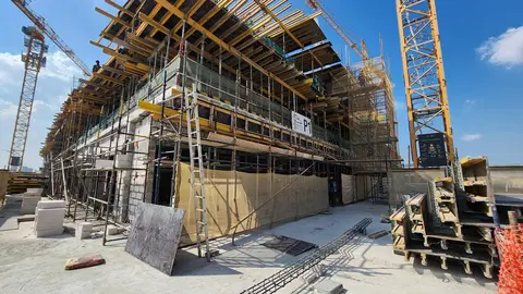 Ход строительства Binghatti Elite, Dubai Production City — 3 ноября 2025, готовность 28.44%, снимок 7 из 7