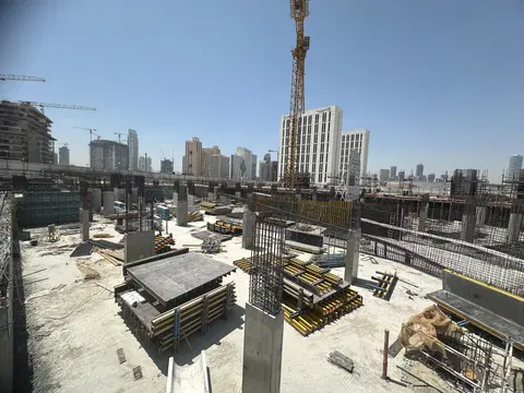 Elm At Park Five, Dubai Production City construction progress — 10 June 2026, 11.01% complete, photo 1 of 5