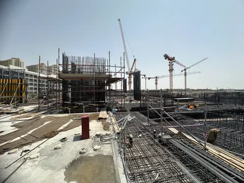 Ход строительства Elm At Park Five, Dubai Production City — 3 сентября 2026, готовность 16,18%, снимок 2 из 5
