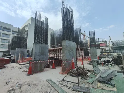 Treppan Tower, JVT District 1 construction progress — 7 August 2026, 11.92% complete, photo 2 of 5