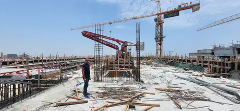 Mackerel Tower, Dubai Islands construction progress — 20 July 2026, 45.58% complete, photo 9 of 11
