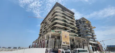 Mackerel Tower, Dubai Islands construction progress — 20 July 2026, 45.58% complete, photo 2 of 11