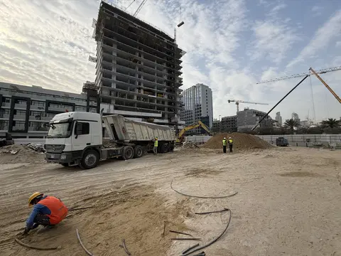 Ход строительства The Orchard Place- Towers D&E, Jumeirah Village Circle — 16 марта 2026, готовность 0,76%, снимок 3 из 3