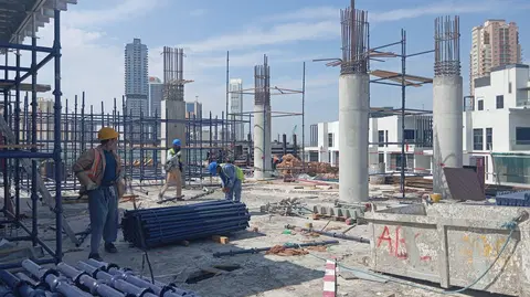 77 Boulevard By Bam, Jumeirah Village Circle construction progress — 24 March 2026, 18.00% complete, photo 4 of 5